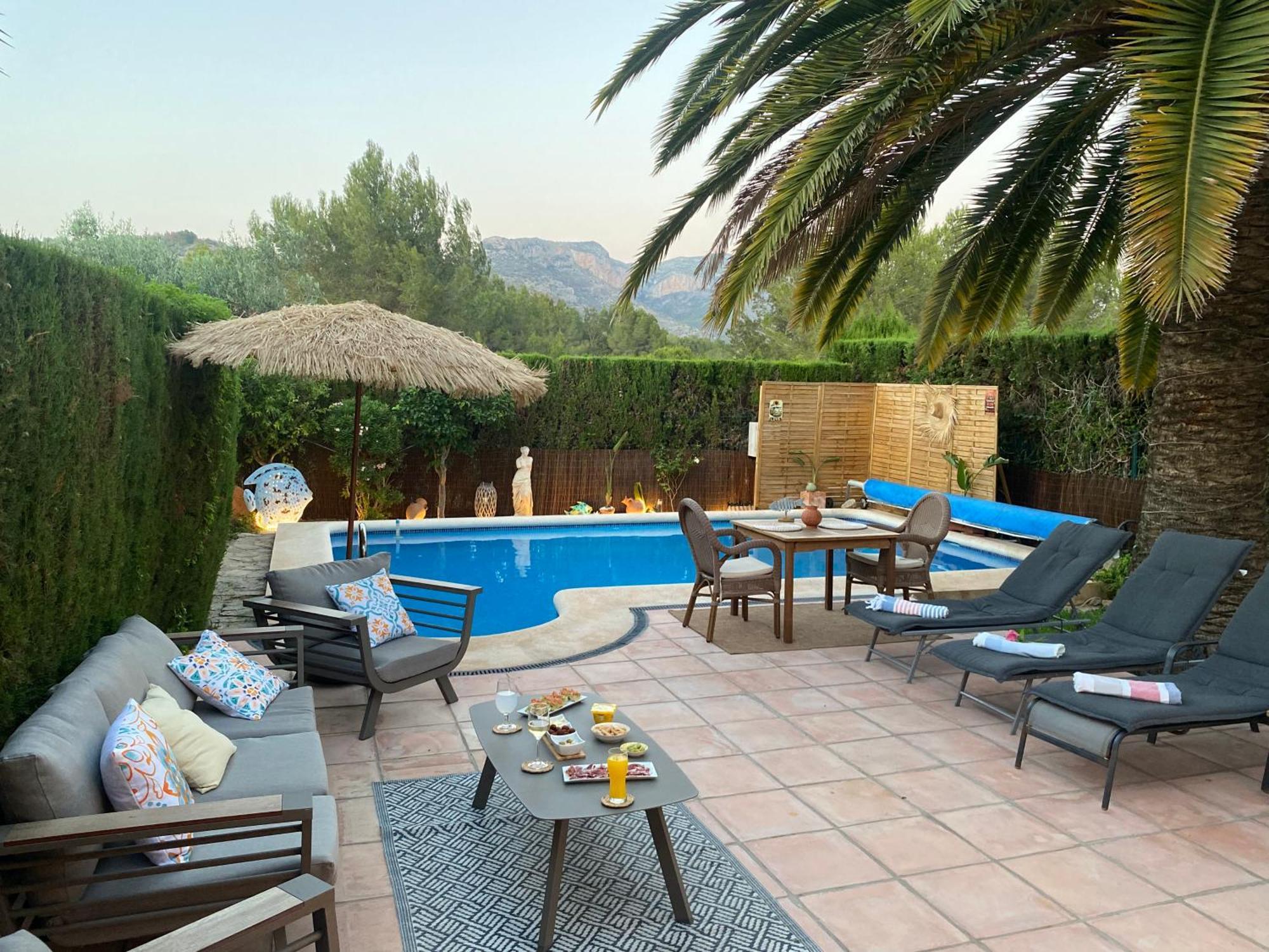 Maison Cosy Au Pied Du Golf Avec Piscine Privee Muntanya la Sella Esterno foto